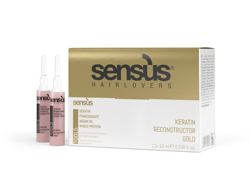 Кератинові ампули для реконструкції волосся Sens.ùs Tools Keratin Reconstructor - 1