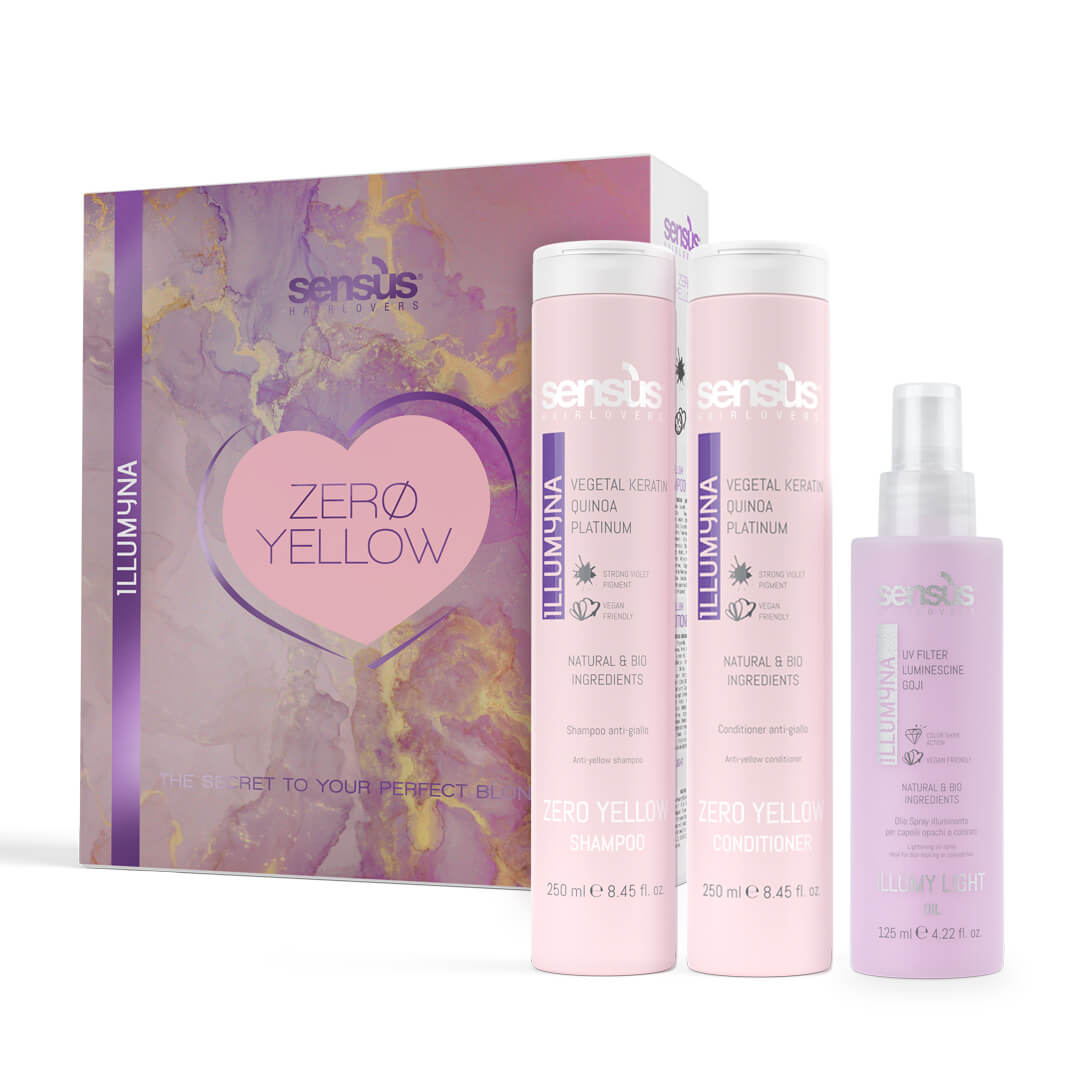 Набір проти жовтизни волосся Sens.ùs Kit Zero Yellow Retail - 1