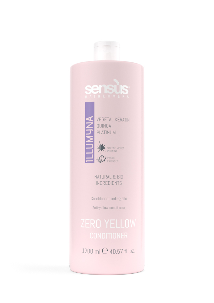Кондиціонер проти жовтизни волосся Sens.ùs Zero Yellow Conditioner, 1200 ml - 1