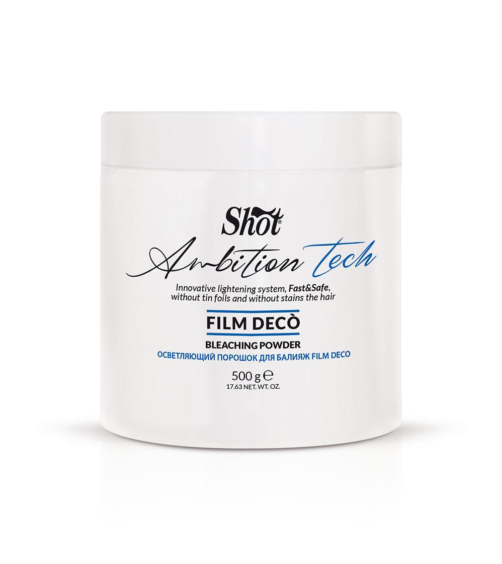 Осветляющий порошок для балаяжа SHOT Ambition Tech Film Deco Bleaching Powder, 500 г - 1