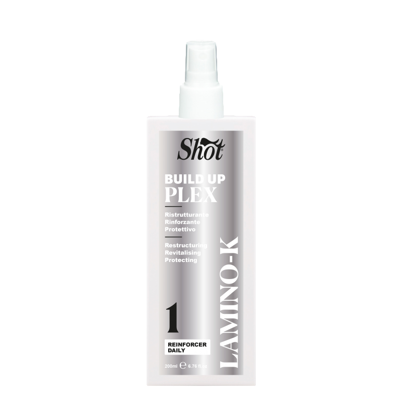 SHOT Реконструкція для волосся Lamino-K Крок 1 Спрей-реконстуктор Build Up Plex  200  мл - 1