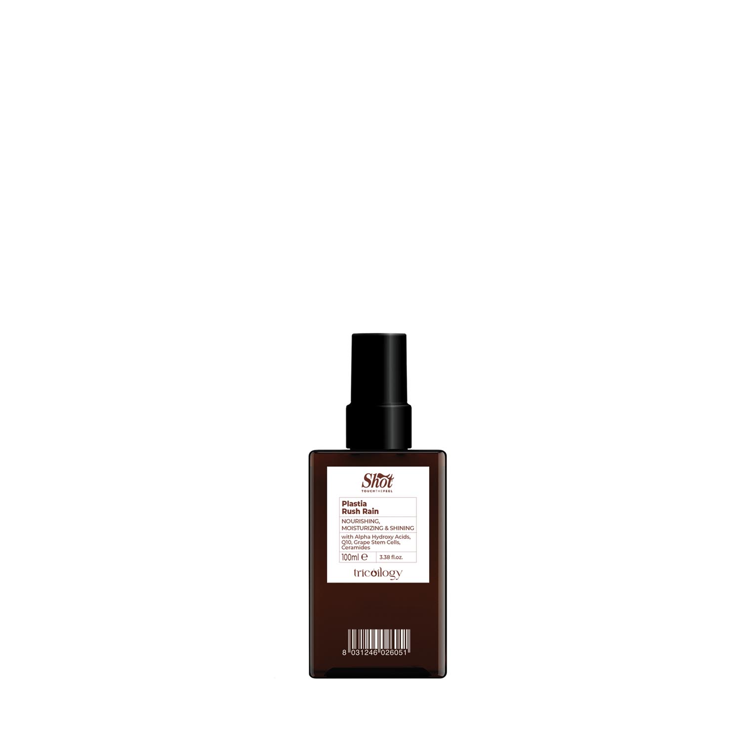 Живильний спрей проти пухнастості волосся SHOT Plastia Rush Rain, 100 ml - 1