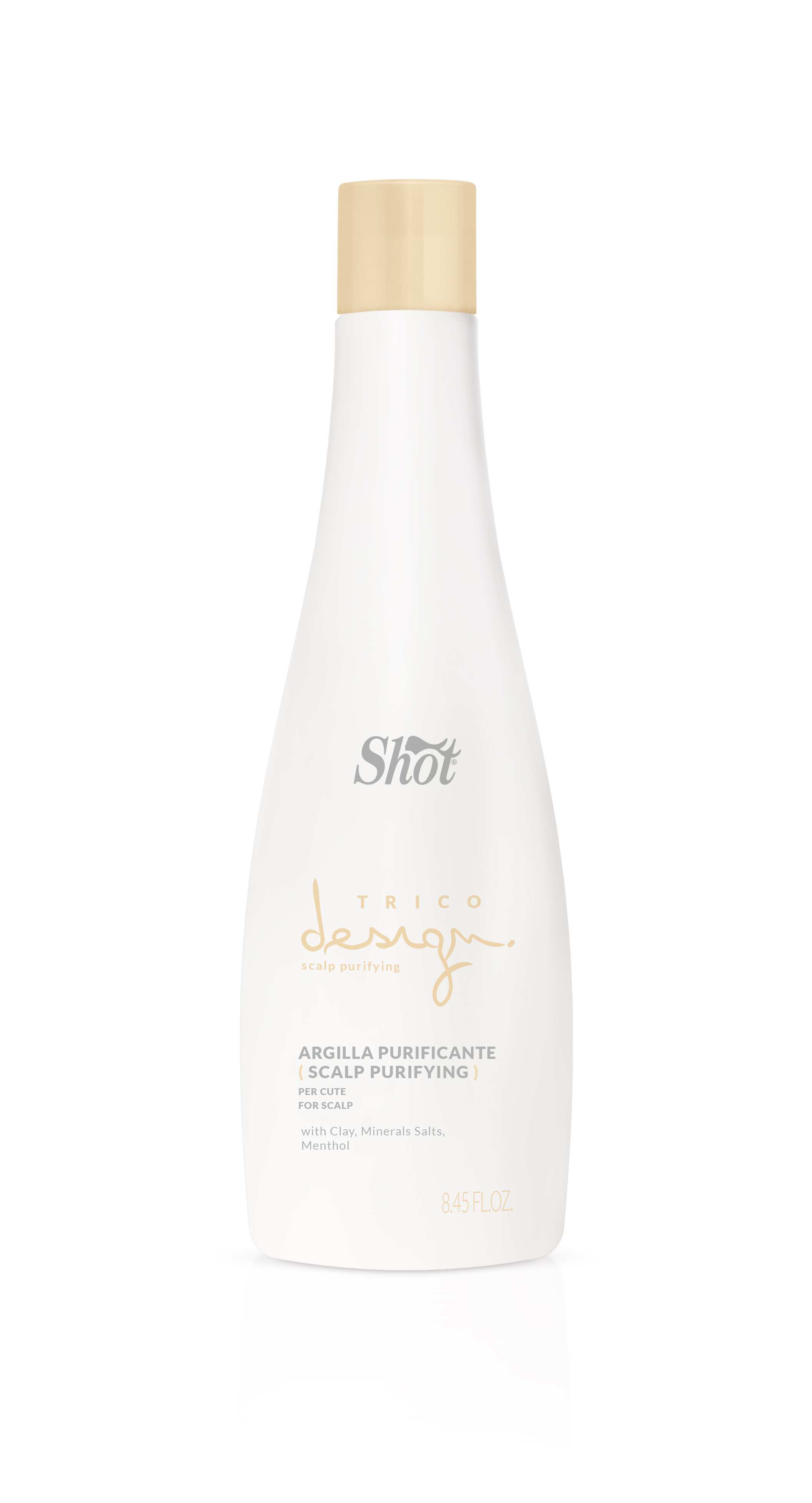 Глина, що виводить токсини з поверхні шкіри голови SHOT ARGILLA PURIFYING Care Design Skin Purifying Argilla Rurificante