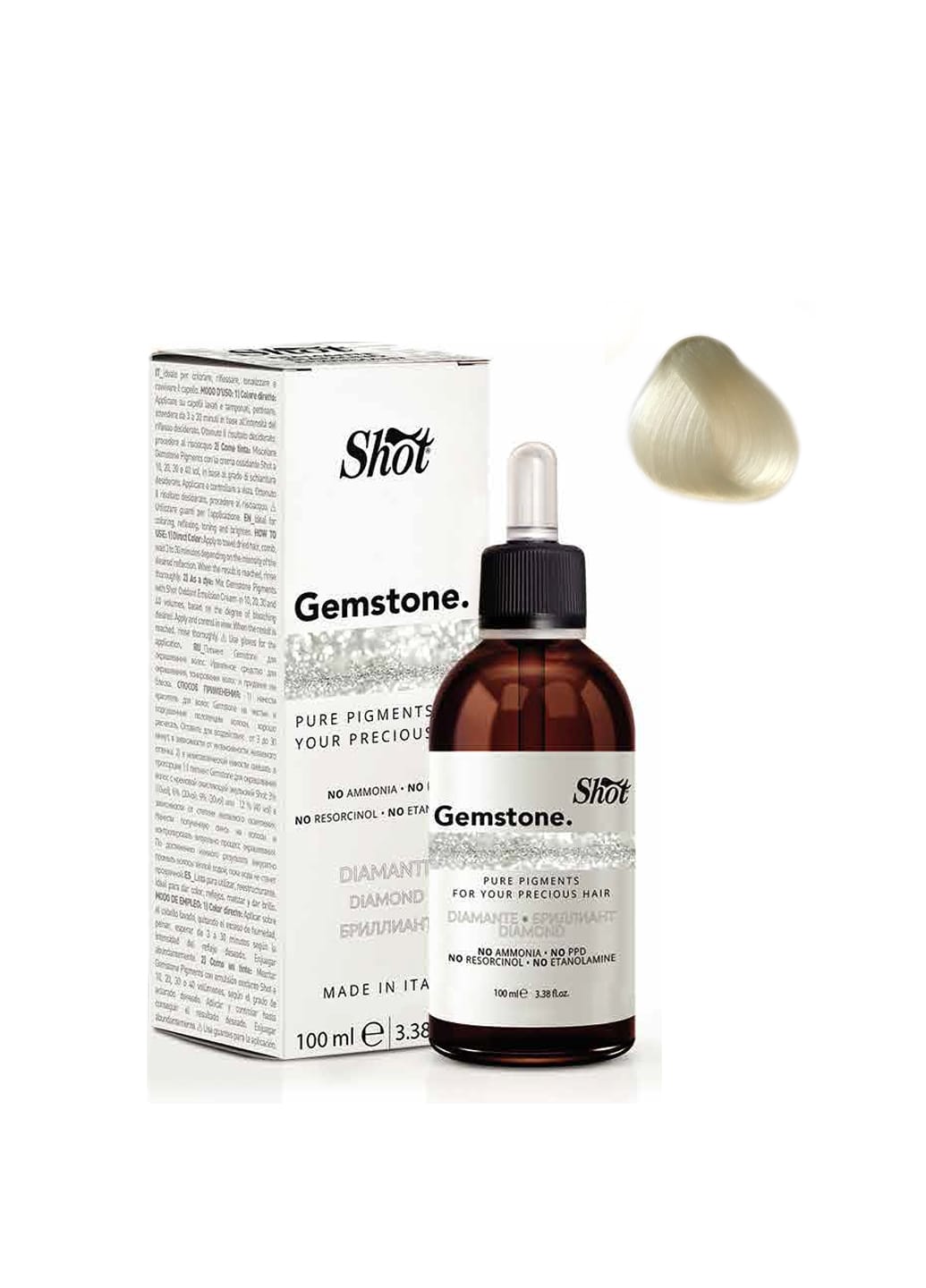 Рідкий прямий пігмент SHOT GEMSTONE (Колір: DIAMANTE Діамант) - 1