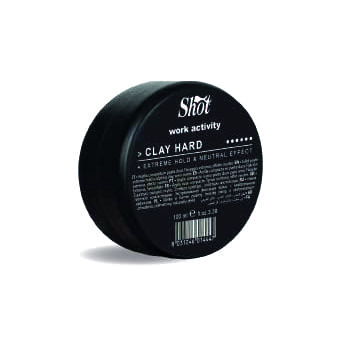Паста тягучка для укладання волосся SHOT CLAY HARD WAX WORK ACTIVITY