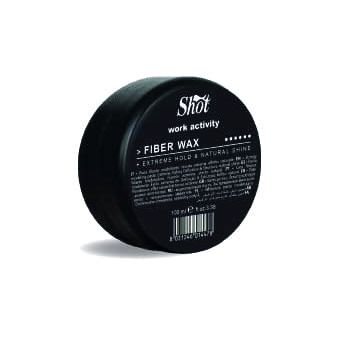 Віск-маніпулятор з екстремальним і натуральним ефектом для укладання волосся SHOT FIBER WAX WORK ACTIVITY