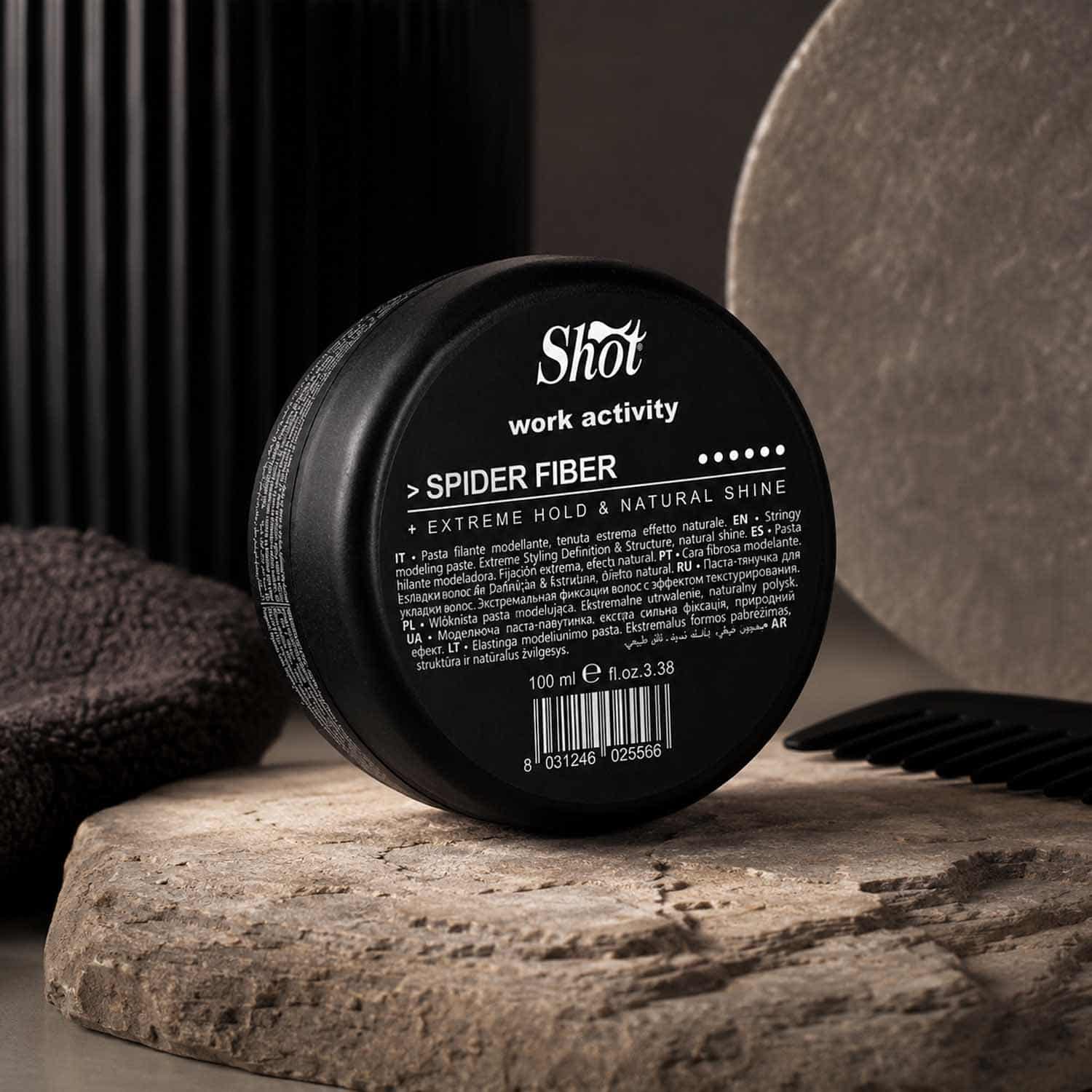 Паста-павутинка сильної фіксації SHOT Work Activity Spider Fiber, 100 мл - 2